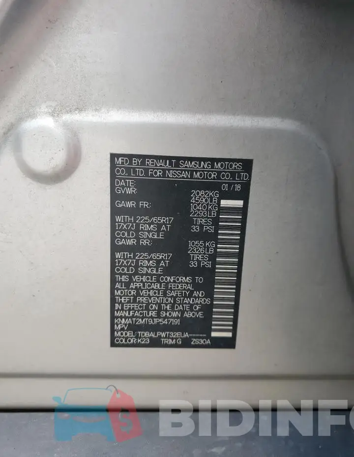 KNMAT2MT9JP547191 Photo# 13