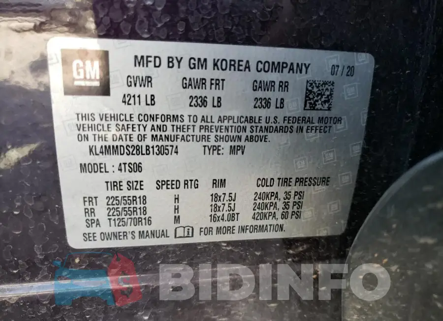 KL4MMDS28LB130574 Photo# 13