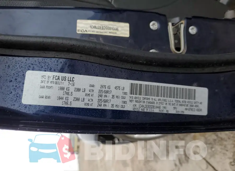1C4NJDEB2GD810446 Photo# 13