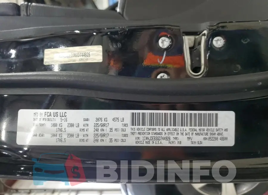 1C4NJDEB3GD744926 Photo# 13
