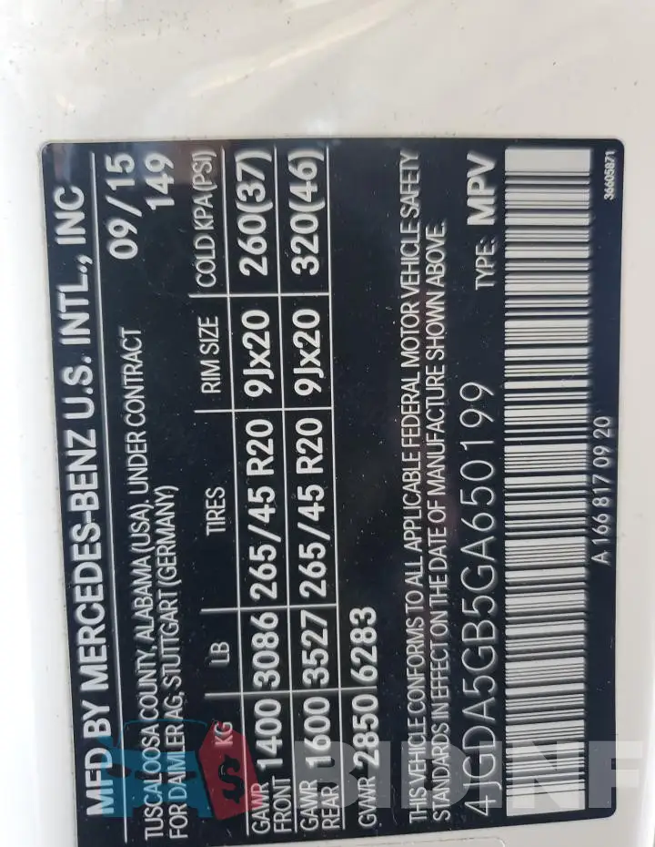4JGDA5GB5GA650199 Photo# 13