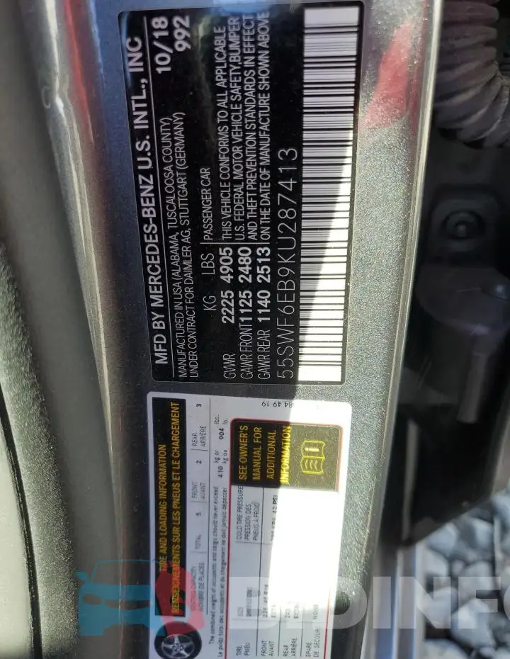 55SWF6EB9KU287413 Photo# 12