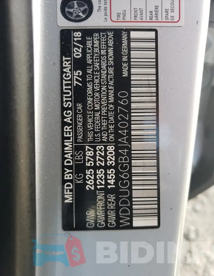 WDDUG6GB4JA402760 Photo# 13