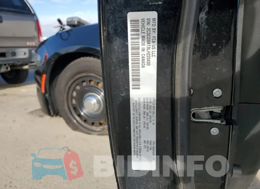 2C3CDXKT8LH220430 Photo# 13