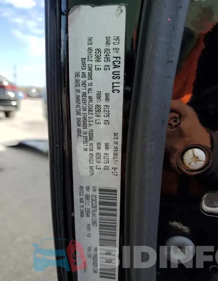 2C3CDZBT0JH112067 Photo# 12