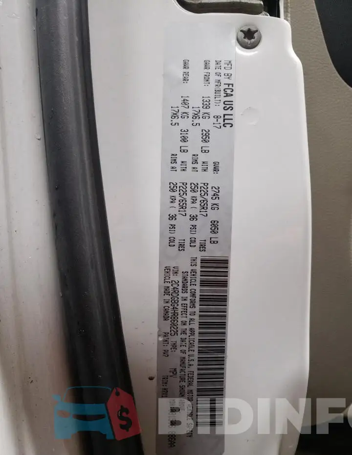2C4RDGBG2HR860224 Photo# 14