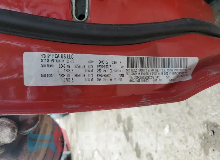 3C4PDCAB1GT162270 Photo# 13