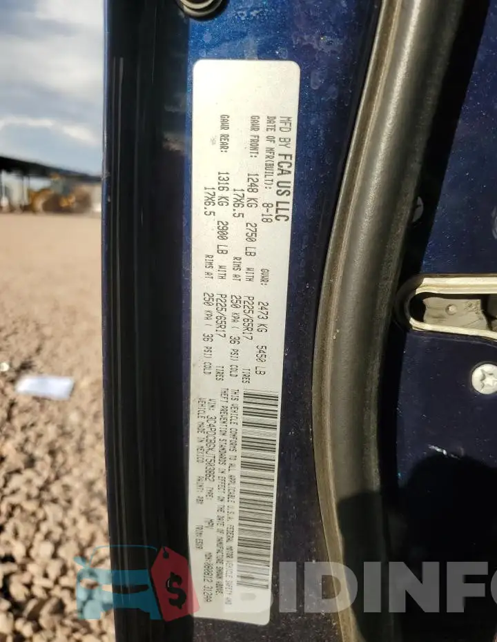 3C4PDCBGXJT503862 Photo# 12