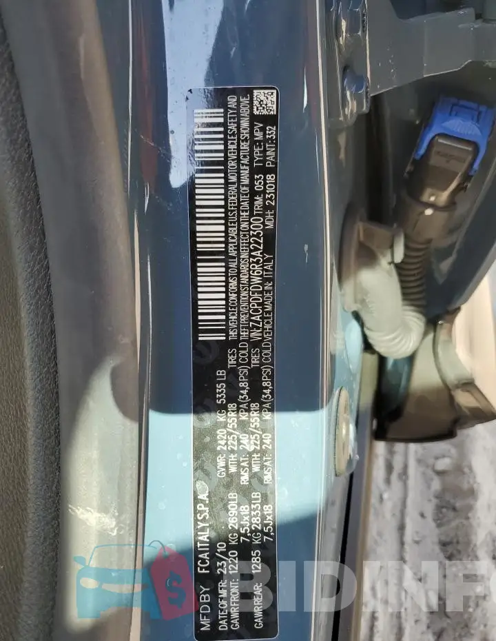 ZACPDFDW6R3A22300 Photo# 13
