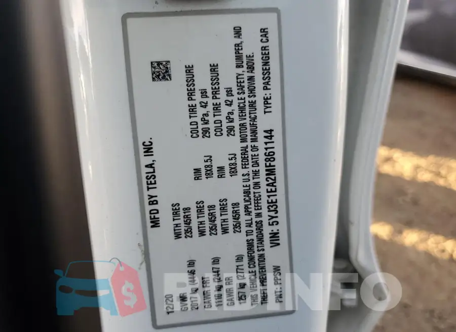 5YJ3E1EA2MF861144 Photo# 12