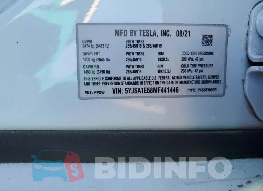 5YJSA1E58MF441446 Photo# 12
