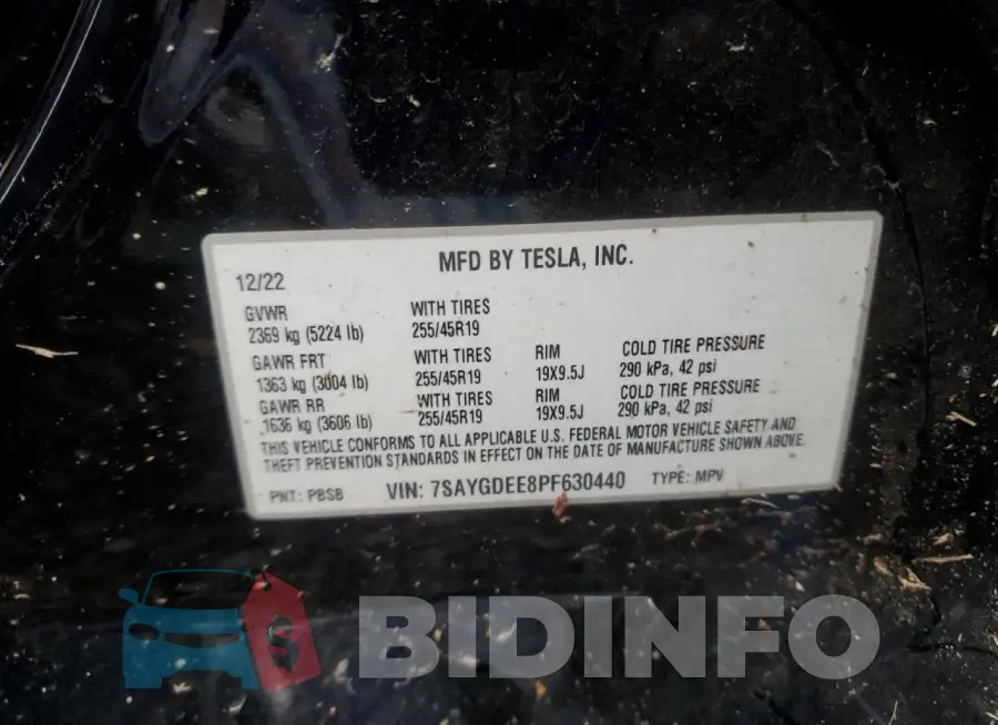 7SAYGDEE8PF630440 Photo# 12