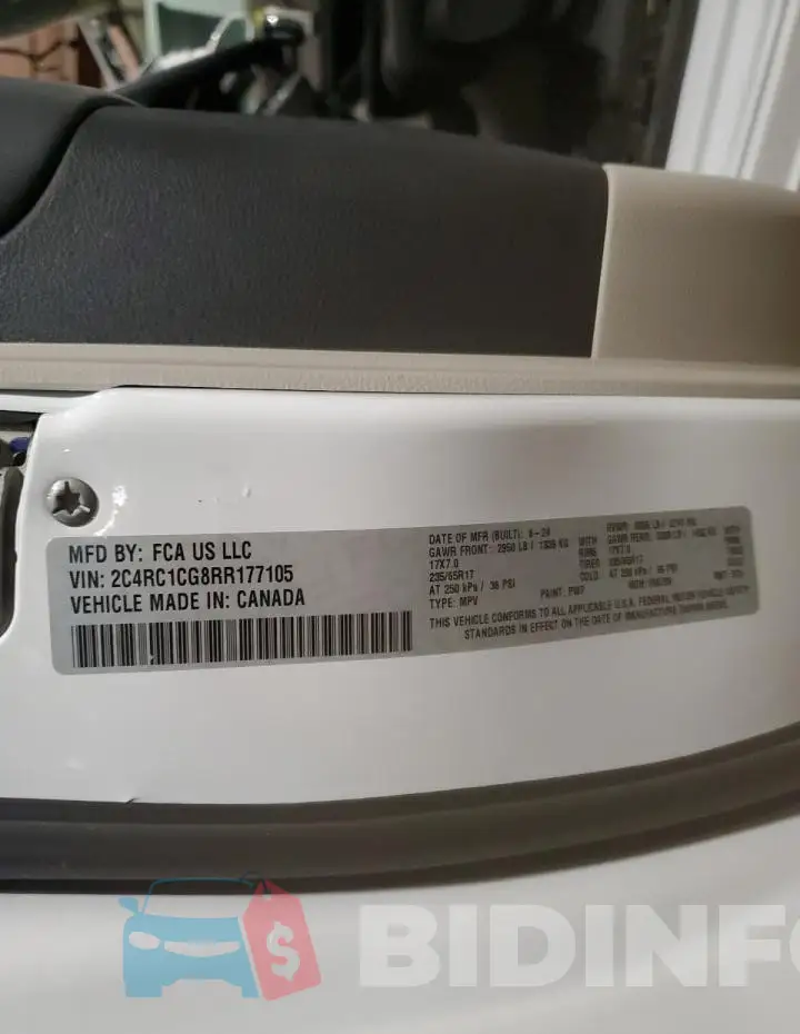 2C4RC1CG8RR177105 Photo# 14