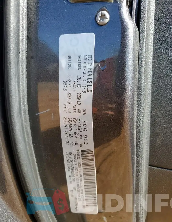 2C4RC1FG7KR593339 Photo# 13