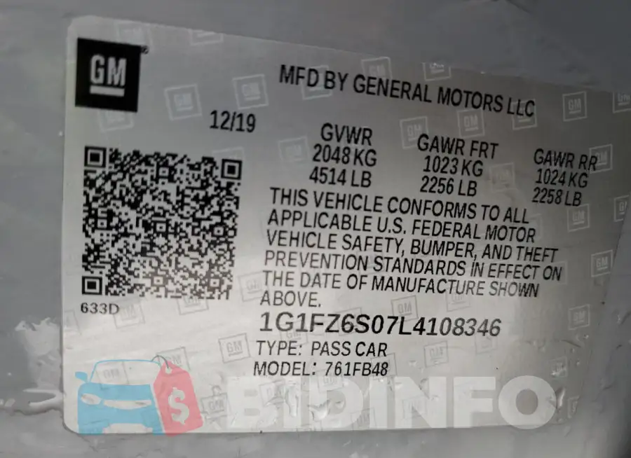 1G1FZ6S07L4108346 Photo# 12