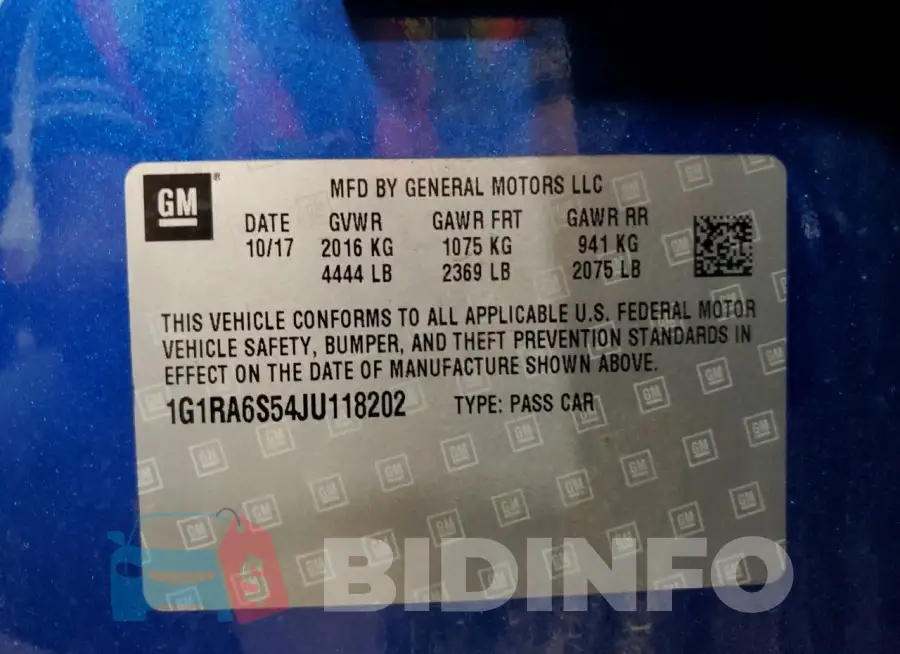 1G1RA6S54JU118202 Photo# 12