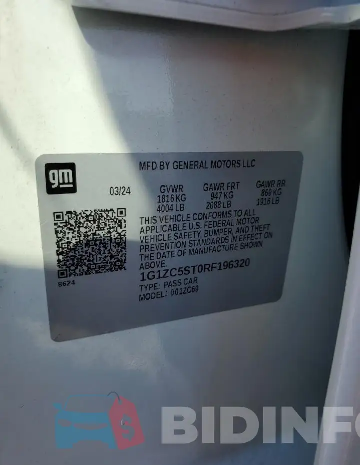 1G1ZC5ST0RF196320 Photo# 13