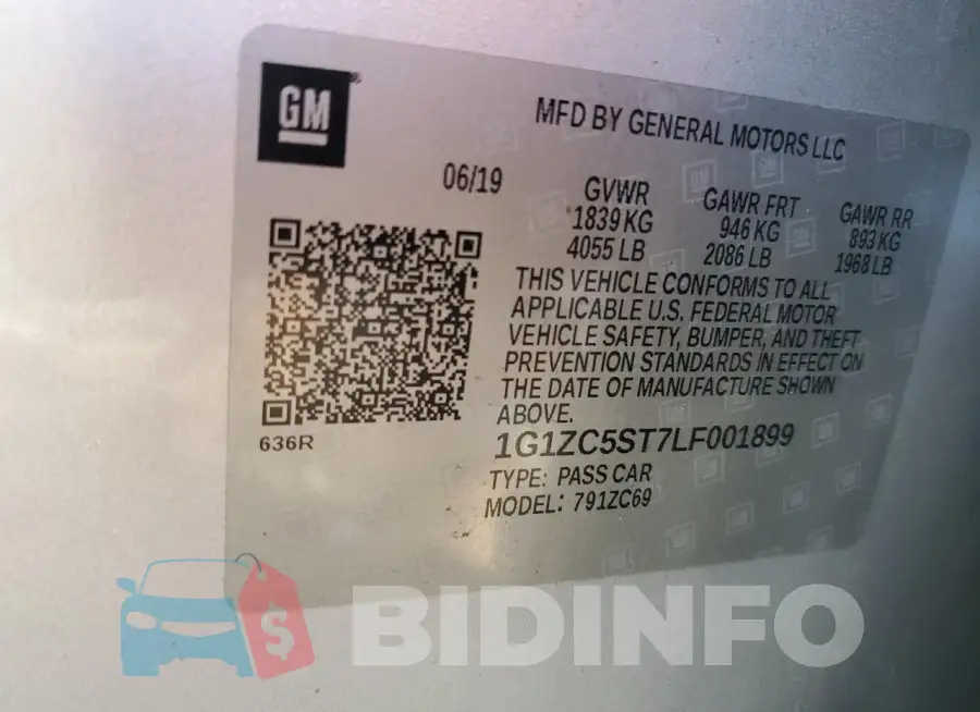 1G1ZC5ST7LF001899 Photo# 13