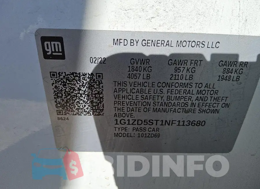 1G1ZD5ST1NF113680 Photo# 12