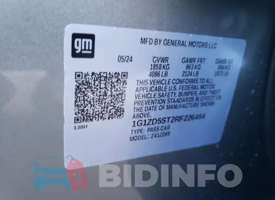 1G1ZD5ST2RF226494 Photo# 12