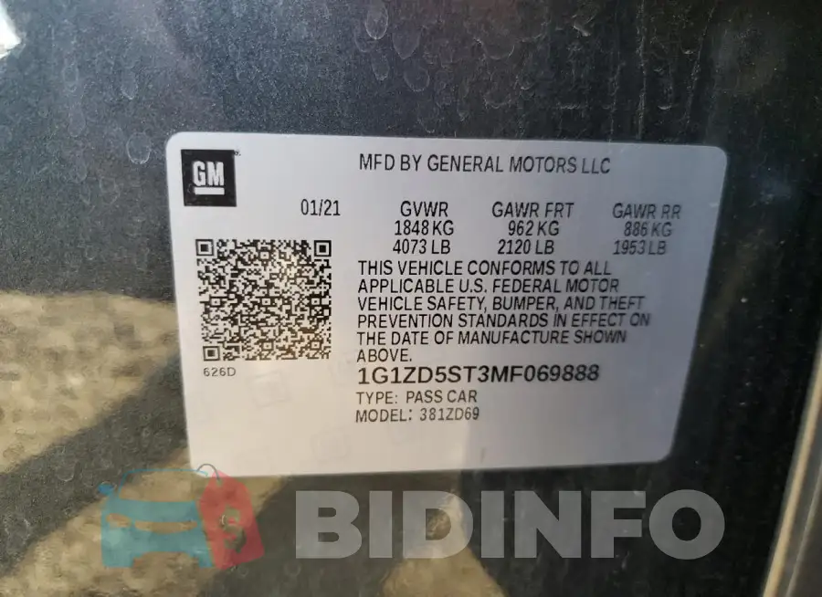 1G1ZD5ST3MF069888 Photo# 12