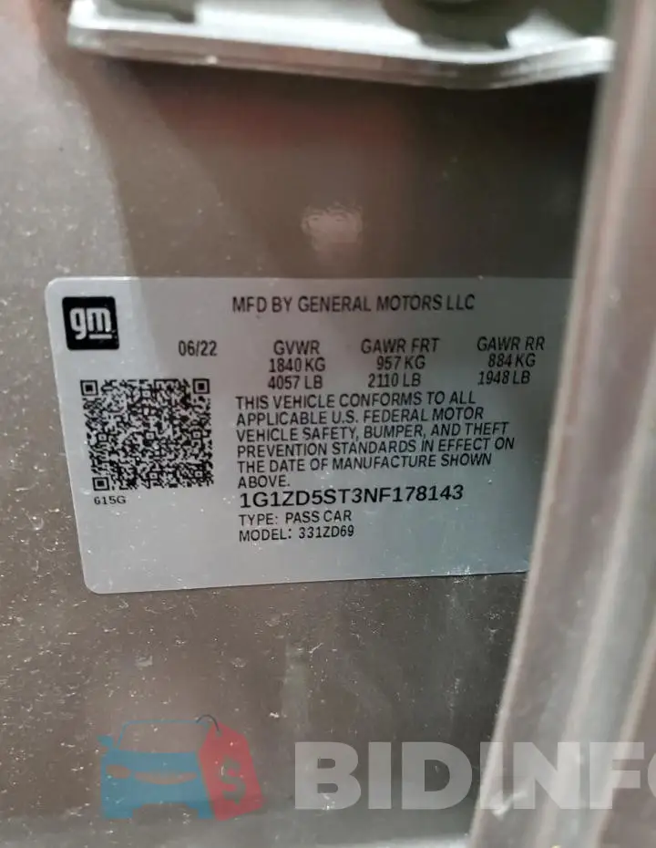 1G1ZD5ST3NF178143 Photo# 12