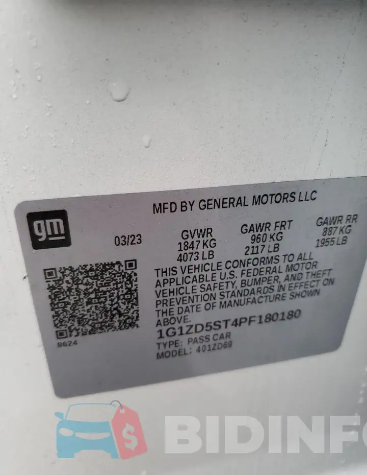 1G1ZD5ST4PF180180 Photo# 12