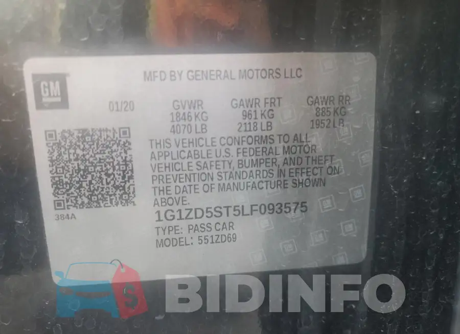 1G1ZD5ST5LF093575 Photo# 12
