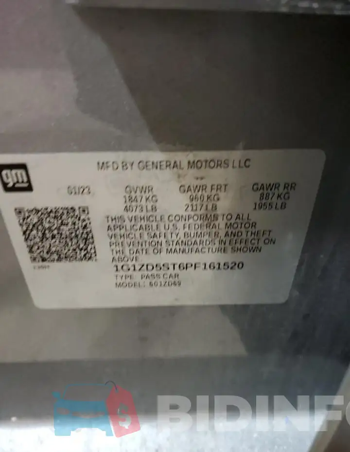 1G1ZD5ST6PF161520 Photo# 12