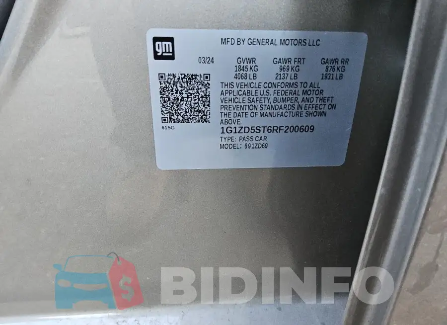 1G1ZD5ST6RF200609 Photo# 12