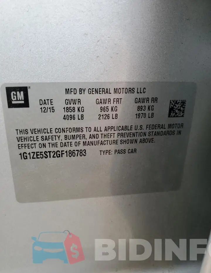 1G1ZE5ST2GF186783 Photo# 13