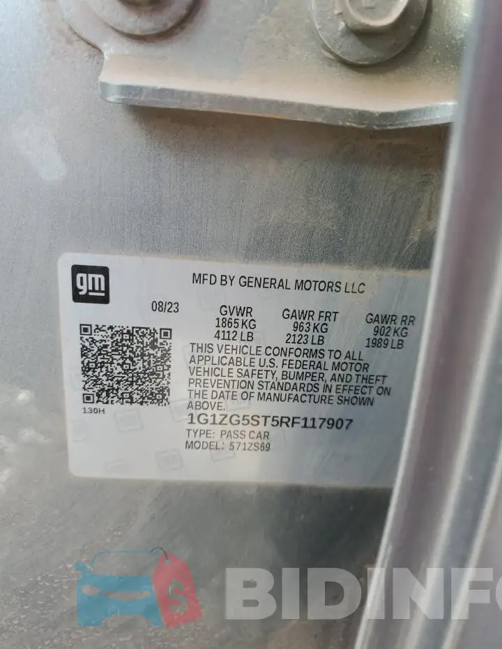 1G1ZG5ST5RF117907 Photo# 13