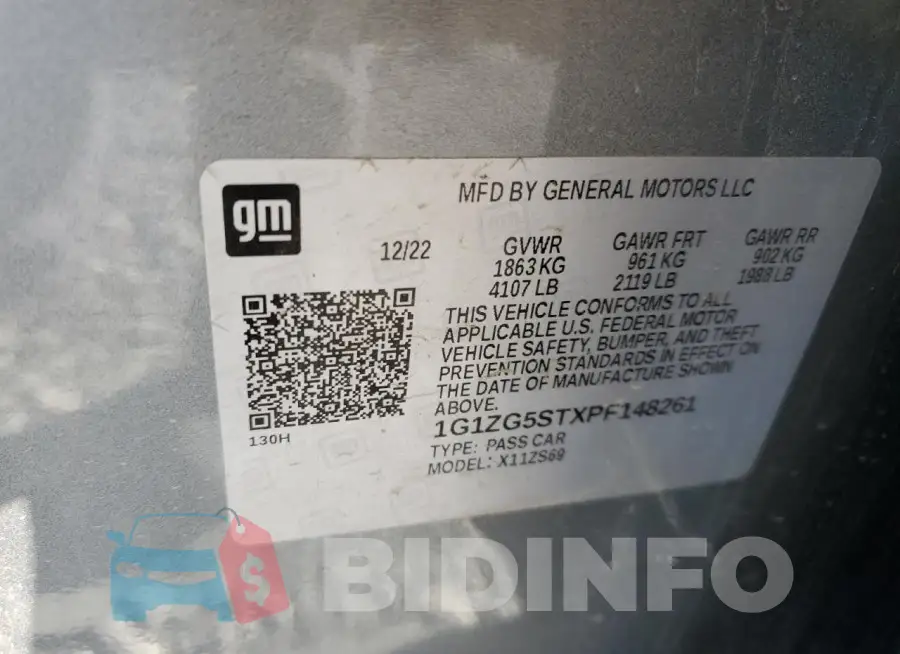 1G1ZG5STXPF148261 Photo# 12