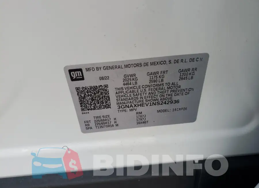 3GNAXHEV1NS242936 Photo# 14