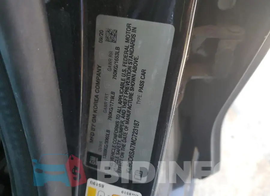 KL8CD6SA7MC723187 Photo# 12