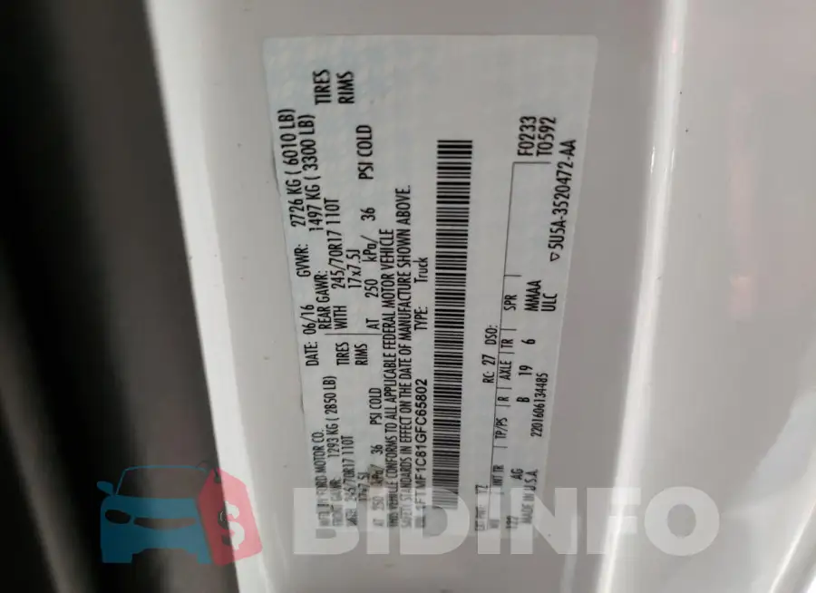 1FTMF1C81GFC65802 Photo# 12