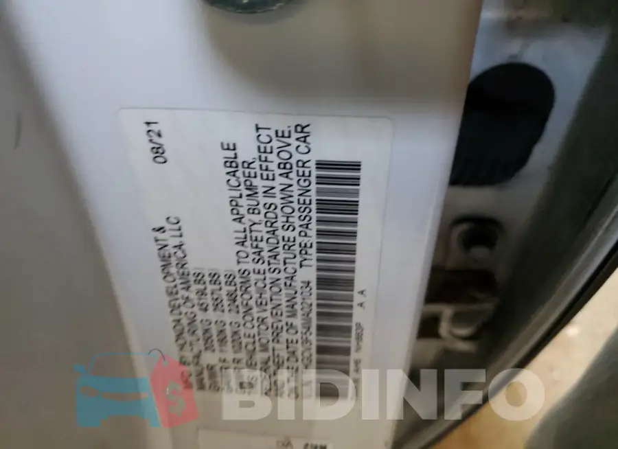 1HGCV3F54MA021034 Photo# 13