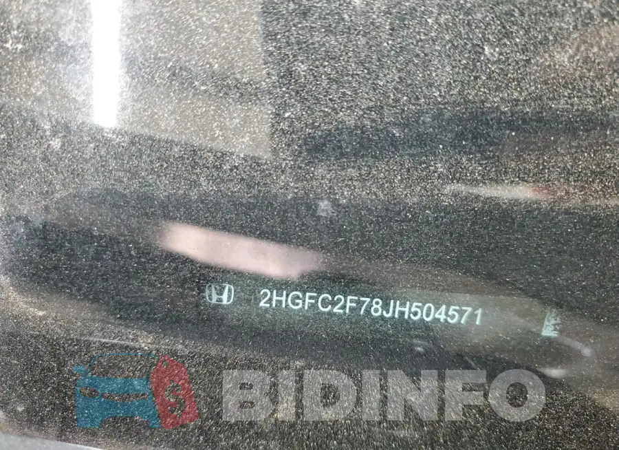 2HGFC2F78JH504571 Photo# 12