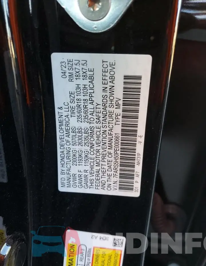 7FARS5H50PE000661 Photo# 14