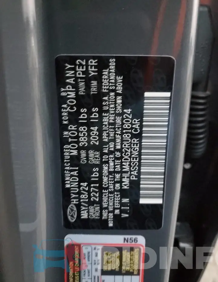 KMHLM4DG2RU818024 Photo# 12