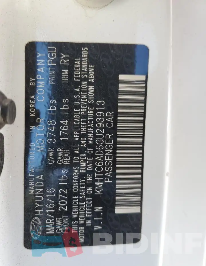 KMHTC6AD6GU293913 Photo# 12