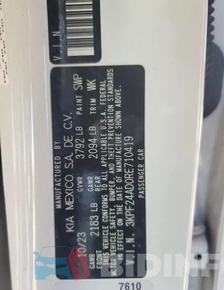 3KPF24AD0RE710419 Photo# 13