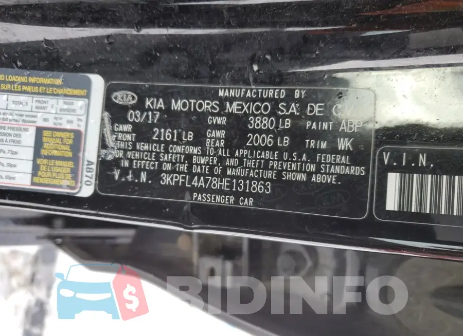 3KPFL4A78HE131863 Photo# 12