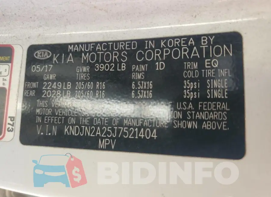 KNDJN2A25J7521404 Photo# 12