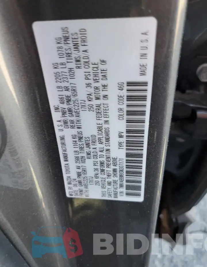 7MMVABBM9SN307171 Photo# 13