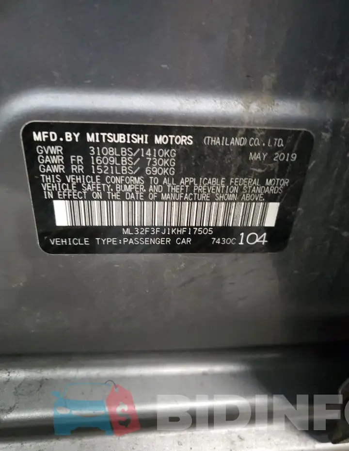 ML32F3FJ1KHF17505 Photo# 12