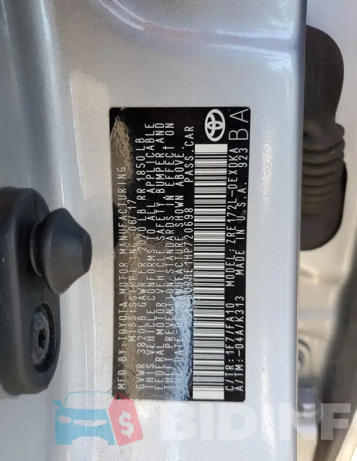 5YFBURHE1HP720698 Photo# 12