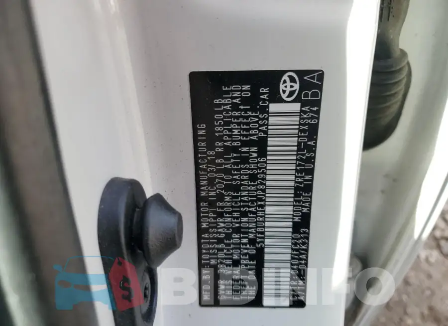 5YFBURHEXJP829506 Photo# 12