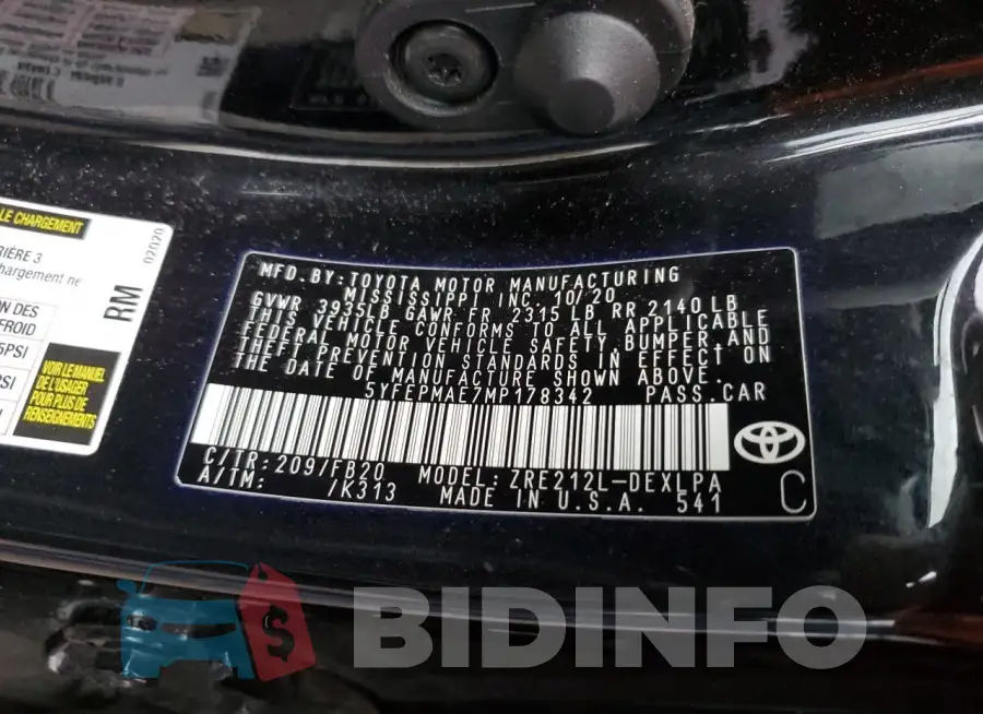 5YFEPMAE7MP178342 Photo# 12