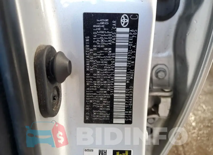 5YFEPRAE2LP026786 Photo# 13